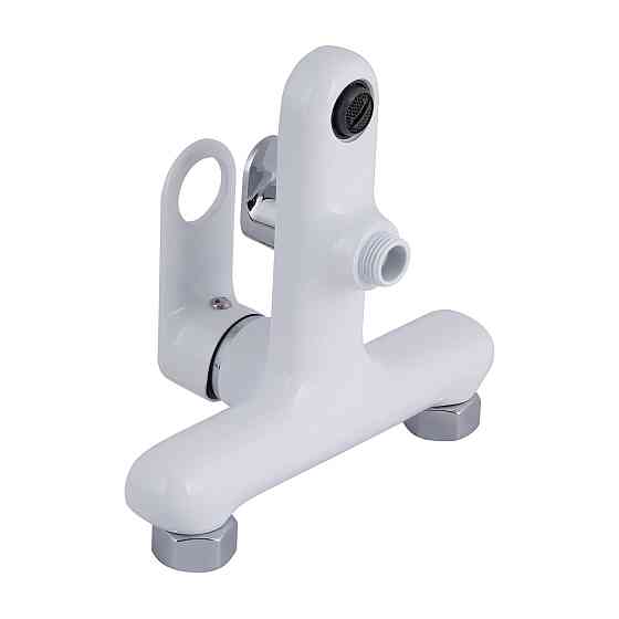 Змішувач для ванни Qtap Jay (з душовим гарнітуром) QTJAY259CRW45553 Chrome/White Київ