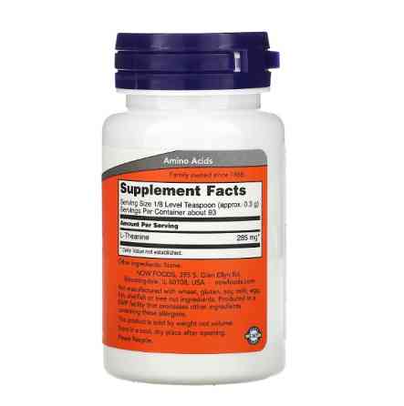 Аминокислота L-теанин NOW L-THEANINE POWDER 1 OZ 28 gram Луцк