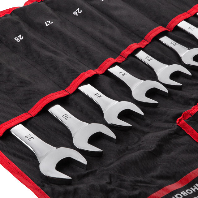 Набір ключів комбінованих, 25 шт., 6-32 мм, професійні, polishing, DIN3113, чохол INTERTOOL XT-1526 Київ - фото 3