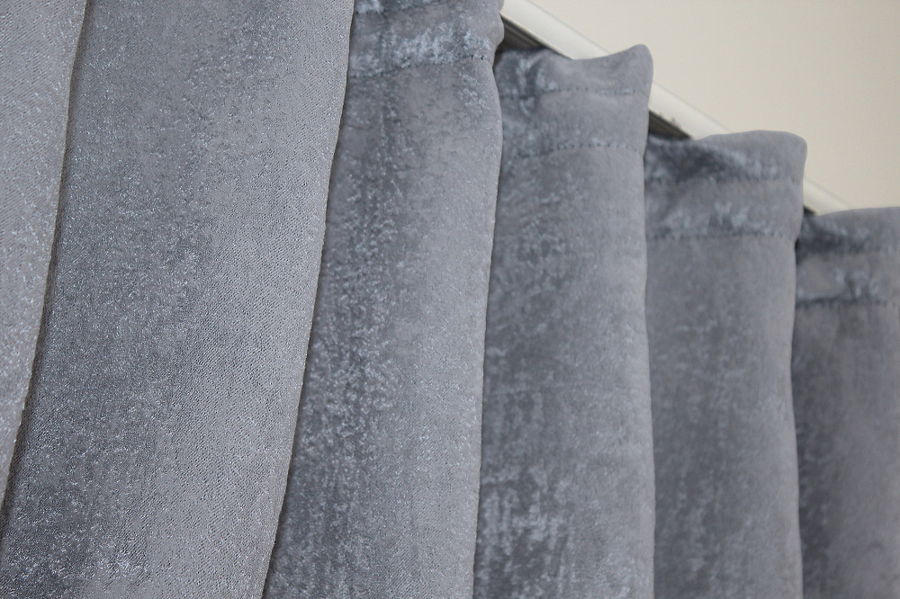 Кухонные шторы VR-Textil № 073к с ламбрекеном и подхватами розово-золотистый с серым 275х170 см (52-0364) Киев - изображение 5