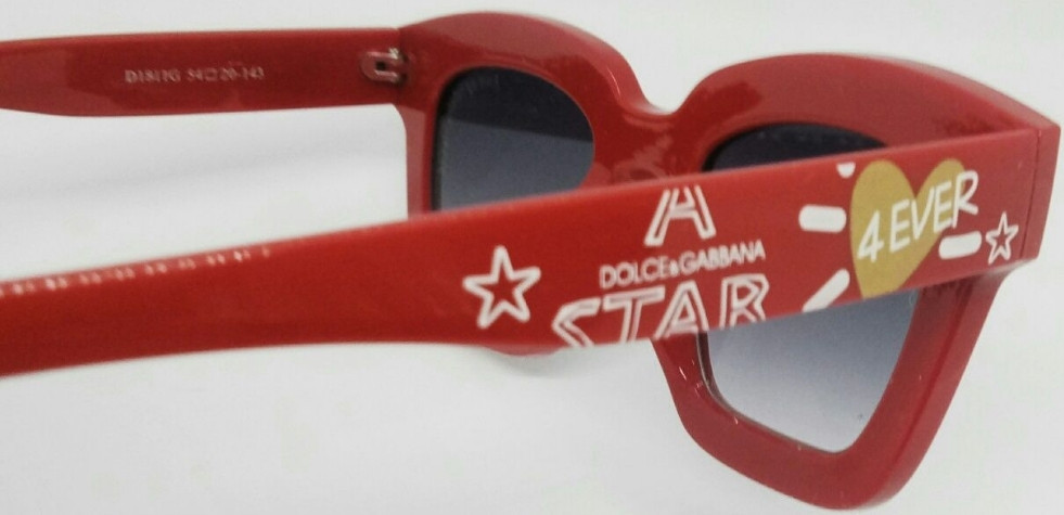 Брендовые модные женские очки серый градиент в красной оправе. Киев - изображение 3