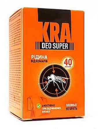 Рідина від комарів для електрофумігаторів 40 ночей KRA DEO SUPER Харків