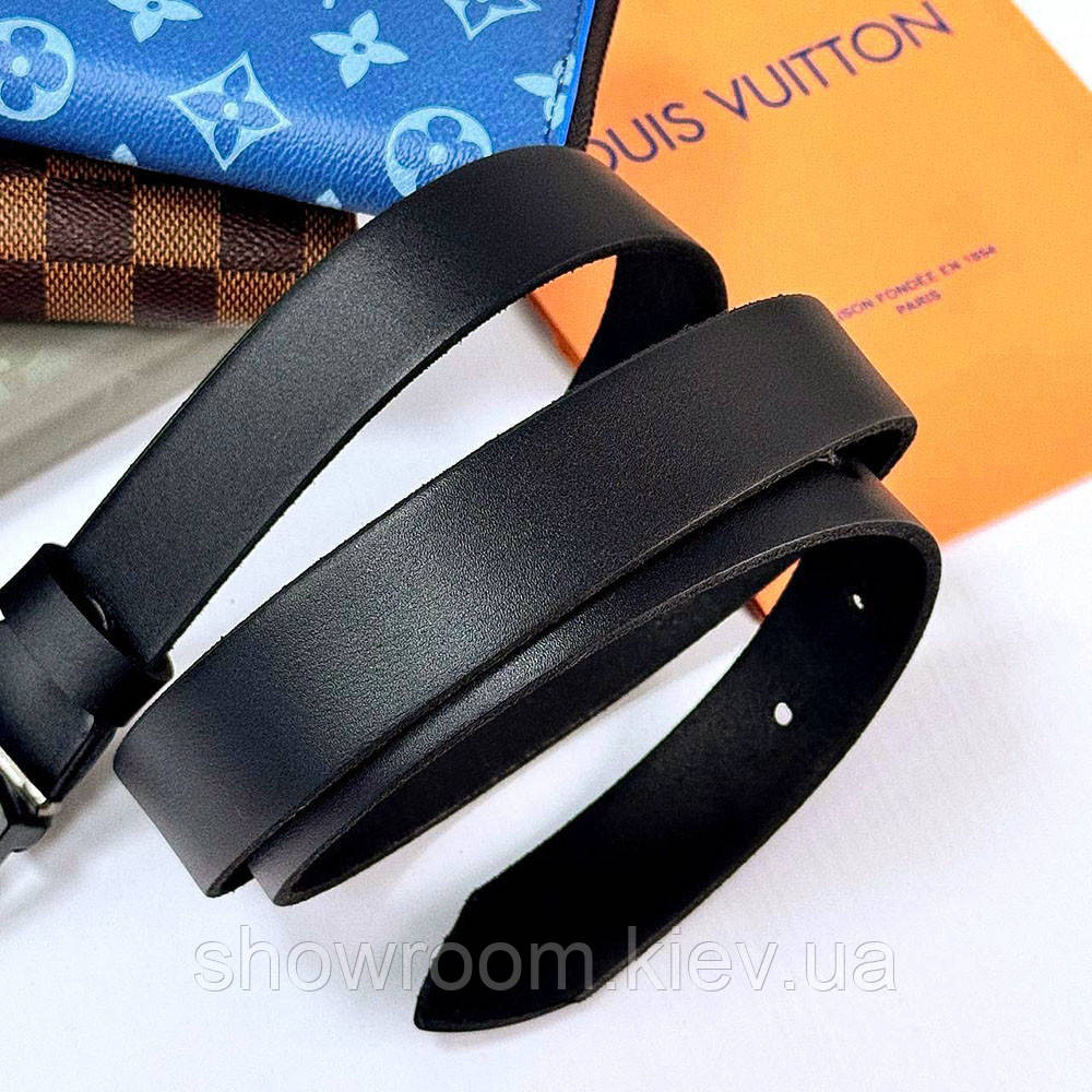 Женский кожаный ремень Lv, лв gold (3 cм) (7111) Киев - изображение 4