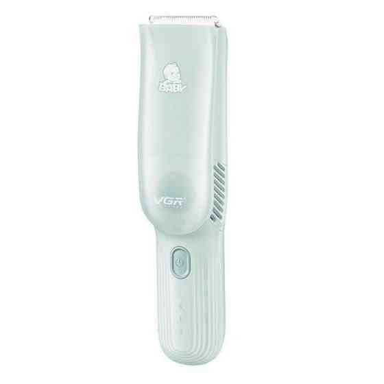 Дитяча машинка для стрижки VGR V-155 GREEN дітей новонароджених безшумна тиха з насадками 0-12 мм BZ-28 Київ