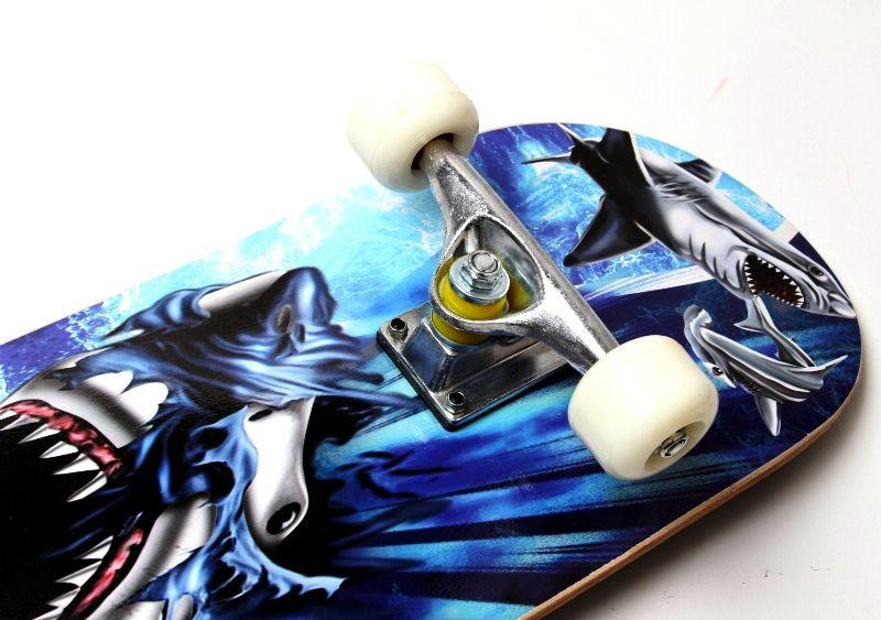 Скейт деревянный "Акула", нагрузка до 85 кг Одесса - изображение 3