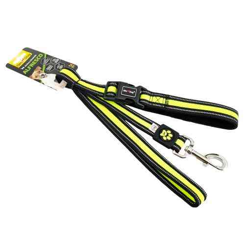 Поводок GimDog для собак Alfresco желтый неопрен/флис 120 см/25 мм Киев