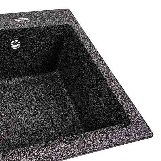 Гранітна мийка для кухні VALESO NIKA 7545 матова Графіт Коломыя