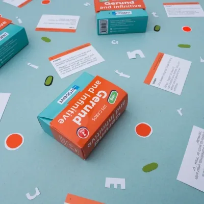 Обучающий набор English Student Карточки для изучения английских слов Gerund and Infinitive vol.1 (укр.) (591225993) Винница - изображение 4