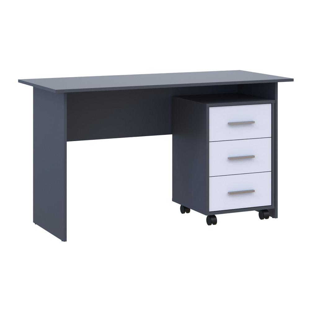 Офісний стіл Doros Т3 120х60х78 см Графіт/Білий (DRS-011315) Львів - фото 4