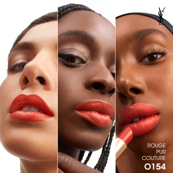 Помада для губ Yves Saint Laurent Rouge Pur Couture Caring Satin Lipstick O154 Orange Fatal Слов'янськ