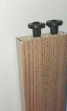 Двері гармошка глуха Vinci Decor MELODY  820х2030х6мм Мускатний горіх Дніпро