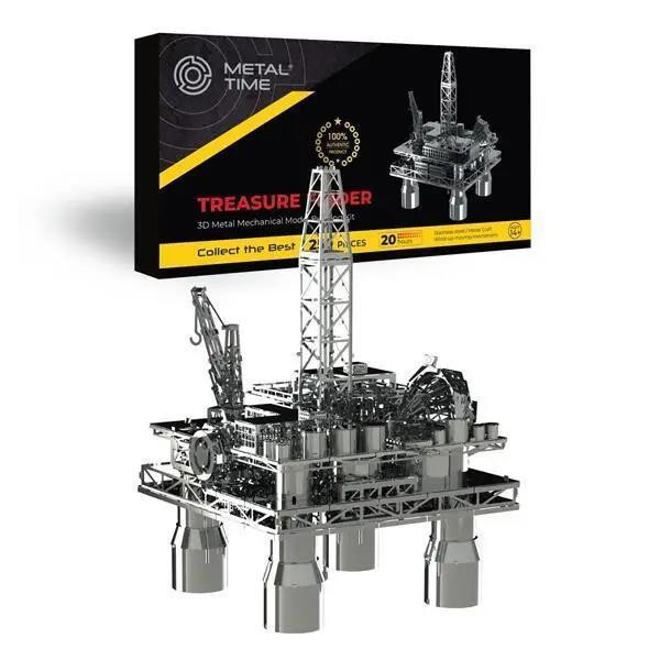 Колекційна модель-конструктор Metal Time Treasure Finder Нафтова платформа механічна (MT008) Харків - фото 1