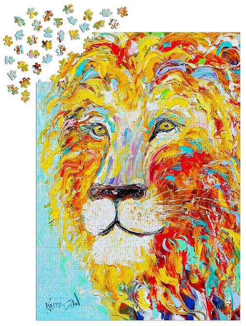Пазл Різнобарвний лев - Colorful Lion (Enjoy-1416) Київ - фото 4