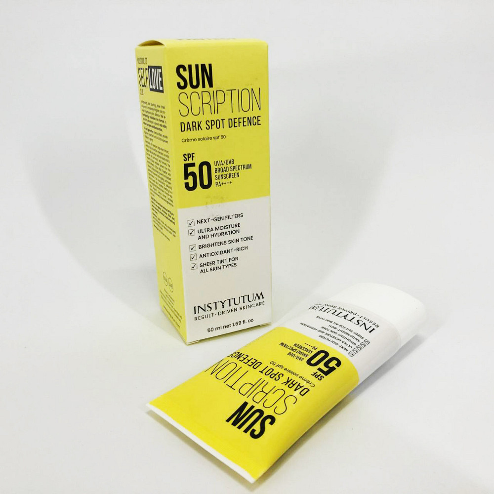 Солнцезащитный крем с осветительным эффектом Instytutum Sunscription Dark Spot Defence SPF 50, 50 мл TN-11 Львов - изображение 6