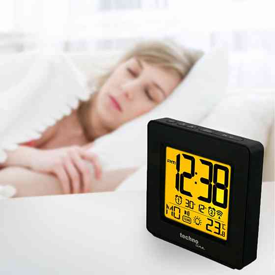 Часы настольные Technoline WT330 Black (WT330) Винница