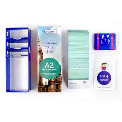 Обучающий набор English Student Карточки для изучения английского языка Pre-Intermediate A2, украинский (39122576) Винница