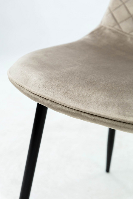 Стілець Марс чорний/велюр мокрий пісок Днепр - изображение 8