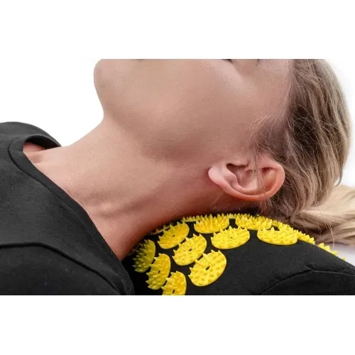 Подушка для акупунктури Hop-Sport C037 чорний із жовтим Київ