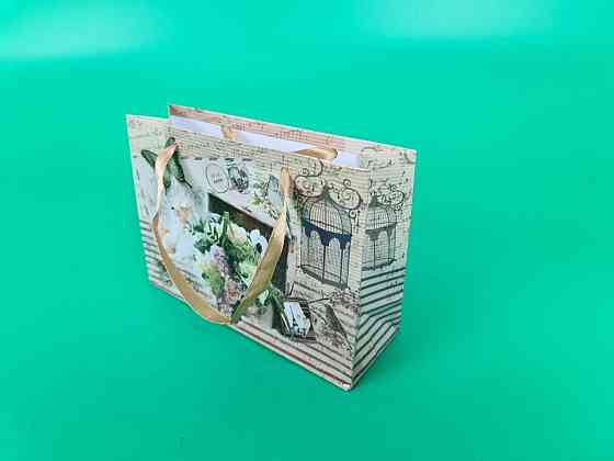 Пакет бумажный малый горизонтальный 11/18/5(арт М040) (12 шт) Харьков