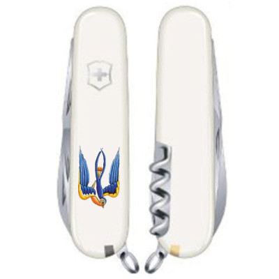 Нож Victorinox Spartan Ukraine 91 мм Тризуб Ластівка (1.3603.7_T1230u) Винница - изображение 2