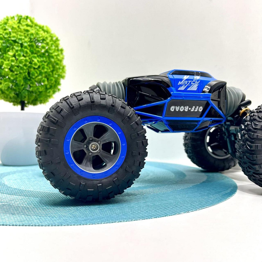 Машина трюкова Limo Toy перевертень всюдихід на радіокеруванні гумові колеса Синій (M 5507) Чернігів - фото 9