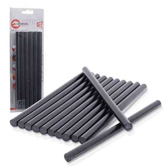 Комплект стрижнів клейових чорних 11,2 мм* 200 мм, 12 шт Мукачево