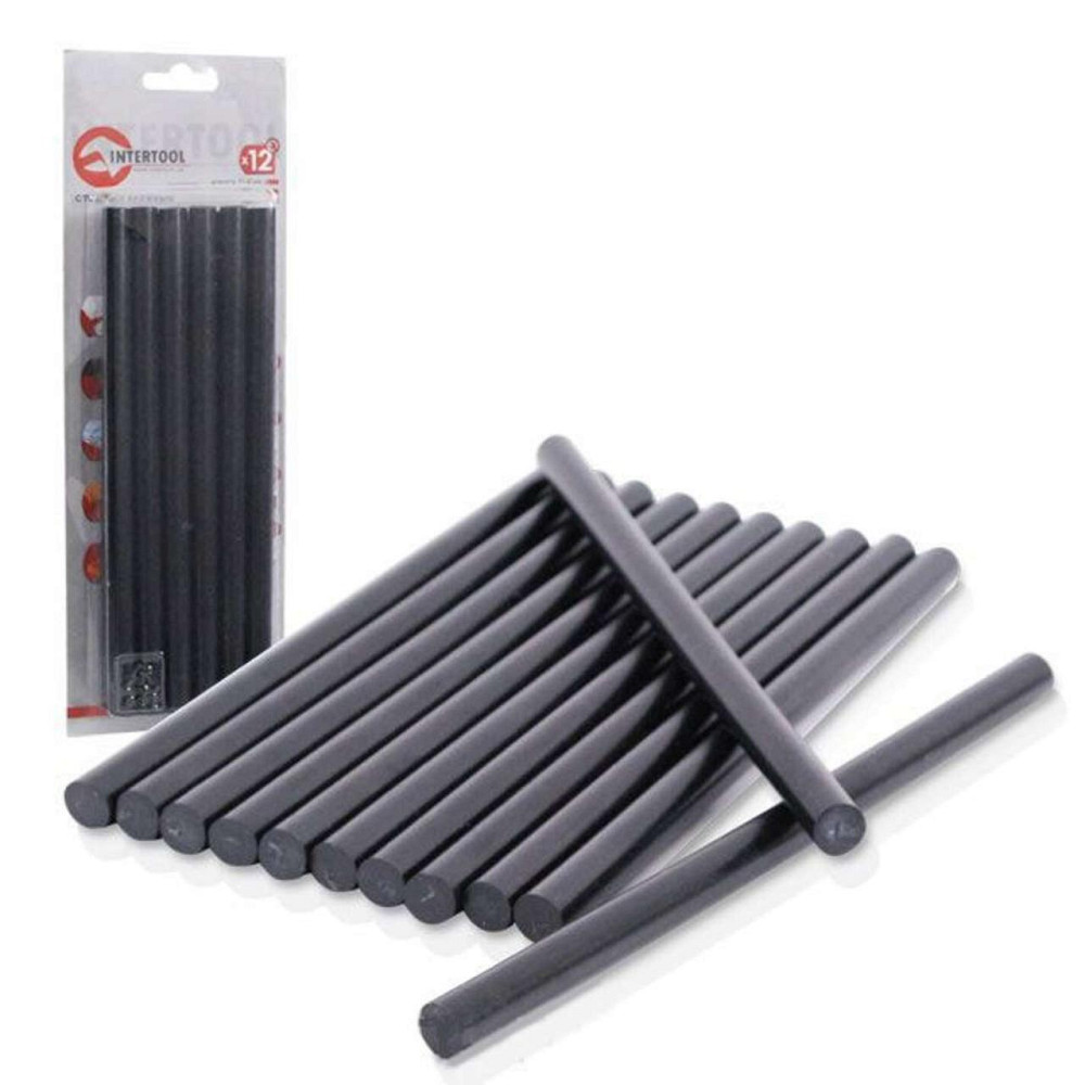 Комплект стрижнів клейових чорних 11,2 мм* 200 мм, 12 шт Мукачево - фото 1