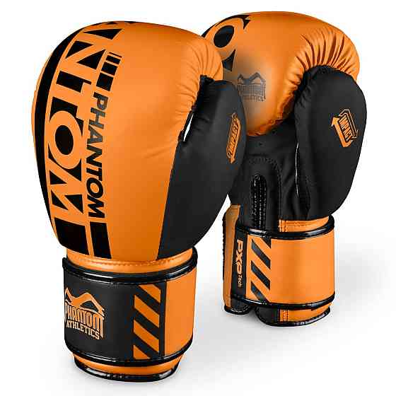 Боксерські рукавиці Phantom APEX Neon Orange 10 унцій (капа в подарунок) Кам'янське