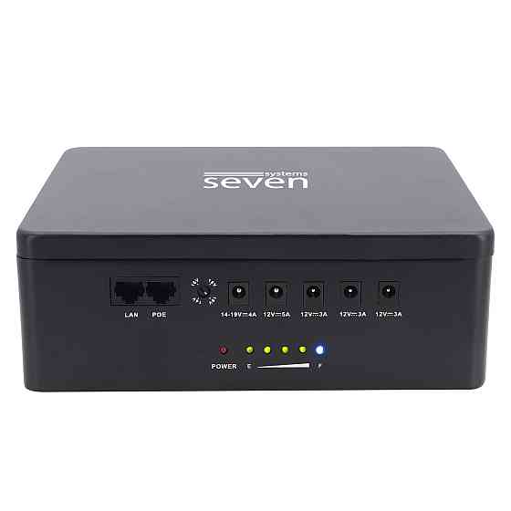 ДБЖ SEVEN UPS-7960 black 60W LiFePO4 з регулюванням вихідної напруги Київ