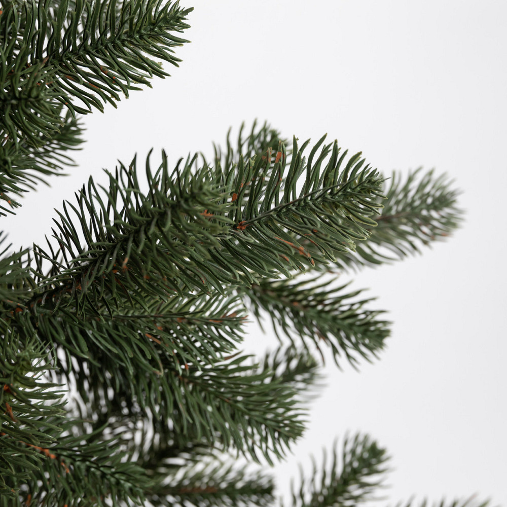 Литая искусственная елка зеленая 120 см на пластиковом подставке SOK-M-D-4 Киев - изображение 7