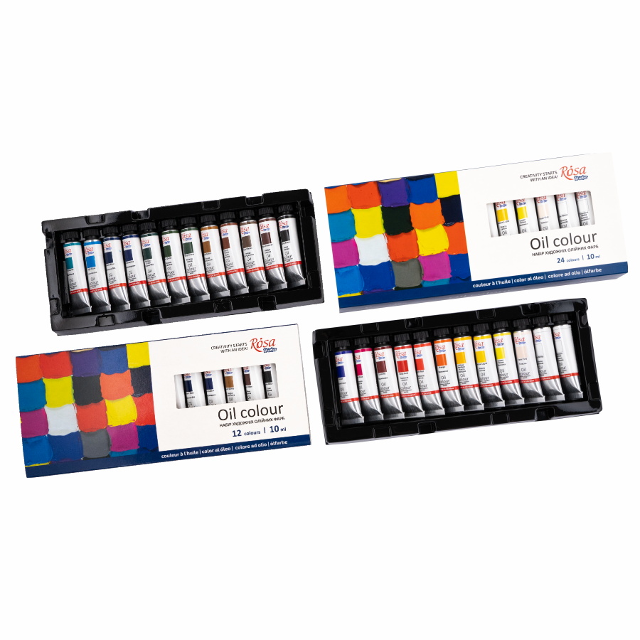 Набор масляных красок 24×10мл ROSA Studio Киев - изображение 4