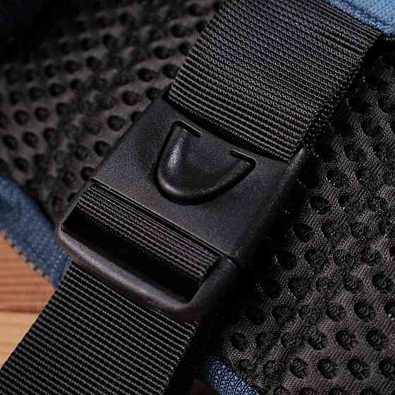 Мужская слинг сумка для путешествий из качественного текстиля Vintage 22870 Синий Киев