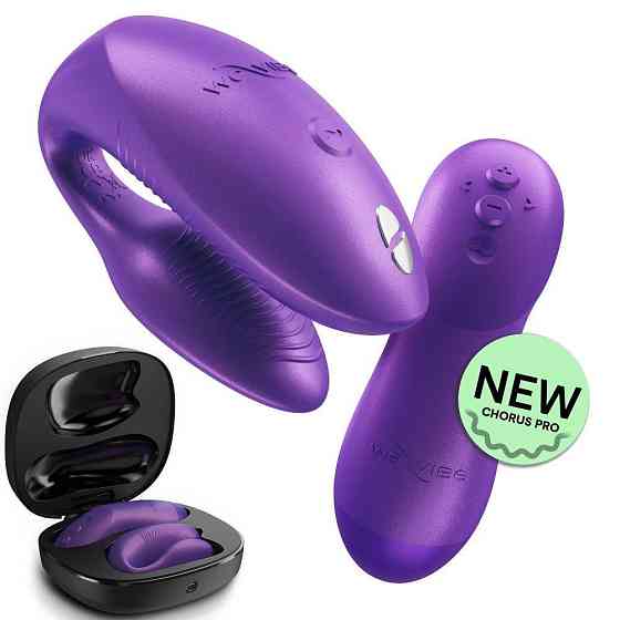Вибратор для пар We-Vibe Chorus Pro Cosmic Purple с пультом и приложением, фиолетовый Sex Aura Киев