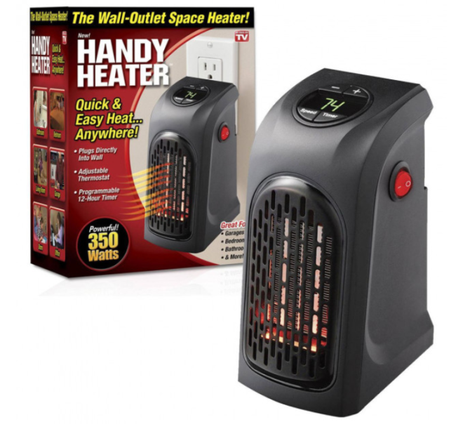 Портативный Керамический обогреватель HANDY HEATER 400Вт 4445 Киев - изображение 10