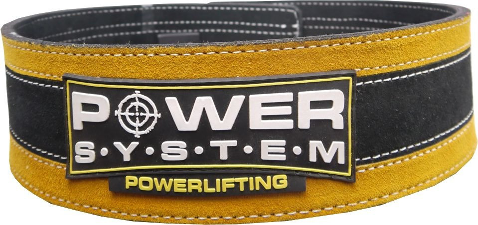 Пояс для важкої атлетики Power System Stronglift PS-3840 Black/Yellow S/M Кам'янське - фото 1