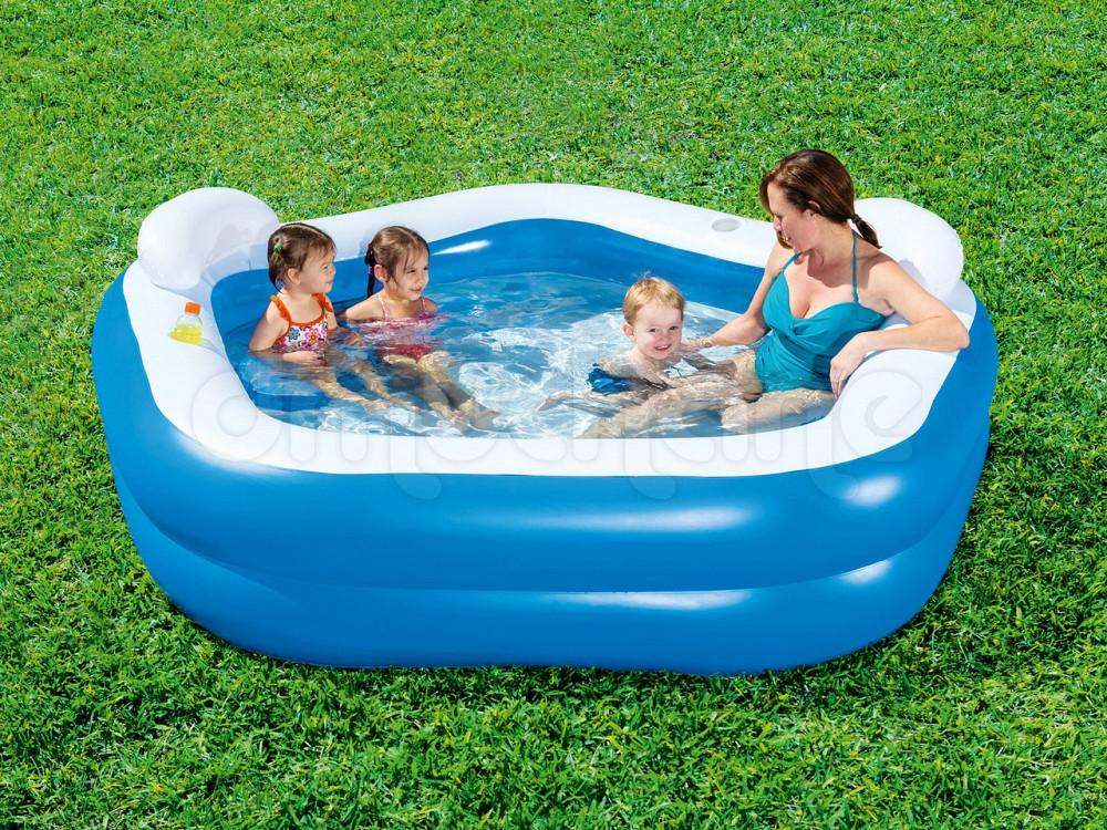 Басейн надувний дитячий Bestway 54153 213x206х69 см Київ - фото 5