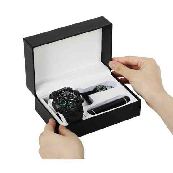 Мужские наручные часы Besta Box Peremoga Light с компасом + подарочный набор Киев