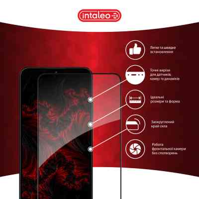 Стекло защитное Intaleo Full Glue Xiaomi 14T Black (1283126603365) Винница