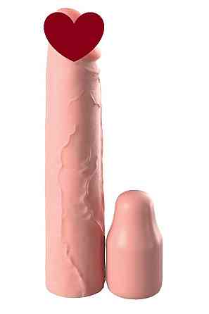 Насадка на пеніс Pipedream Fantasy X-tensions Elite бежева, 20.5 см Sex Aura Київ