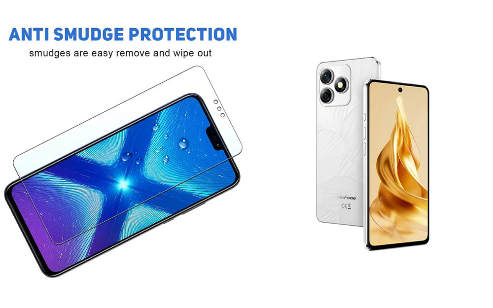 Защитное стекло NeoGlass для Ulefone Note 18 Pro, Note 18 Ultra – ультрапрозрачное и устойчивое Киев - изображение 3