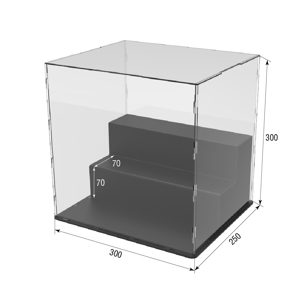 Товарна горка витрина EKOSTAR на 2 полки 300х250х300 Киев - изображение 3