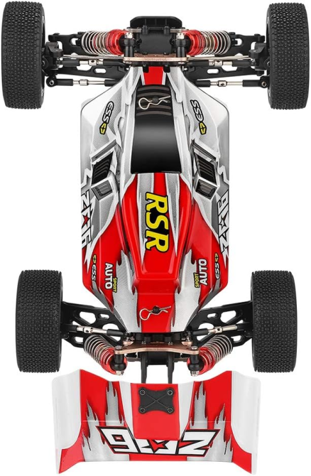 Швидкісна баггі на р/к WLtoys 144001 60 км/год 1:14: алюмінієве шасі, 4WD, масляні амортизатори, повний привід Київ - фото 10