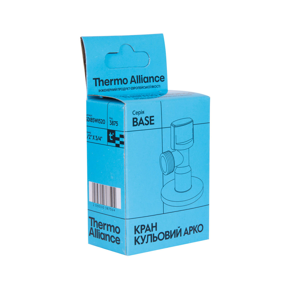 Кран приладовий Thermo Alliance Base 1/2"х3/4" НР SD185W1520 Київ - фото 7
