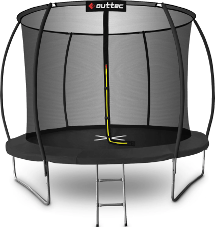 Батут OUTTEC Pumpkin с внутренней сеткой 10 футов 305 см черный Киев