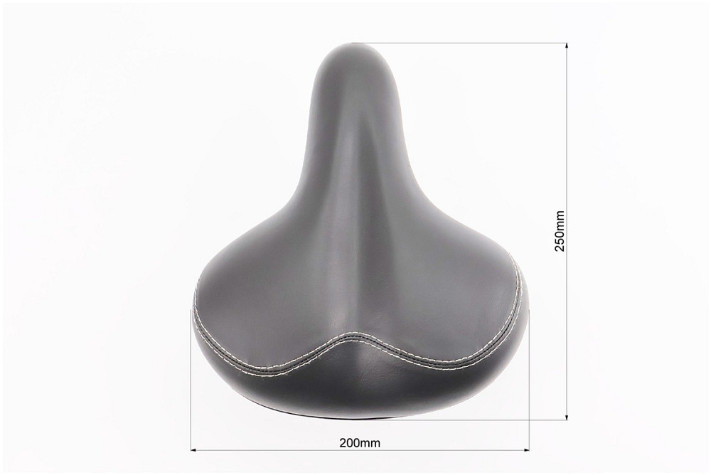 Сидіння ХВЗ 250х200мм, чорне SD-37 Київ - фото 3