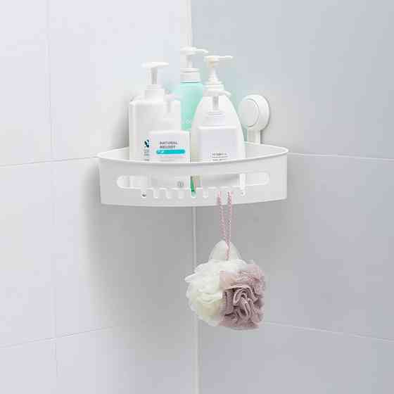 Кошик на вакуумних присосках кутовий s42 255×255×105 мм AQUATICA (9784293) Київ