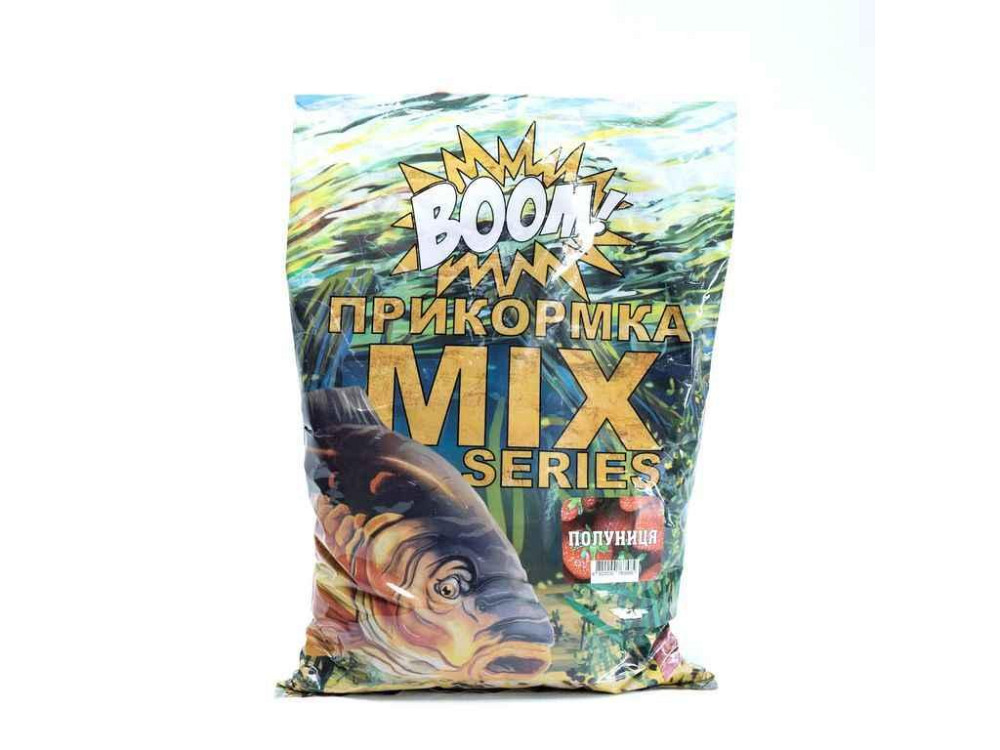 Приманка для ловли рыбы Клубника 900г MIX СЕРИЯ ТМ BOOM Solmir Киев - изображение 1