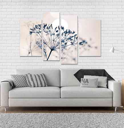 Модульна картина Квітка Мінімалізм Art-131_4 Київ