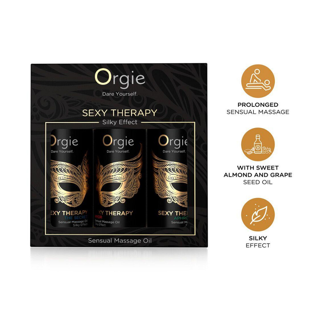 Набір масажних олій Orgie – Sexy Therapy Mini Size Collection (3х30 мл) Sex Aura Київ - фото 3