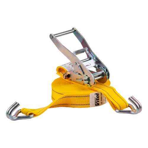 Ремінь стяжний 5Т ST-212D-10 YL 50мм х 10м механічний з тросом Харків